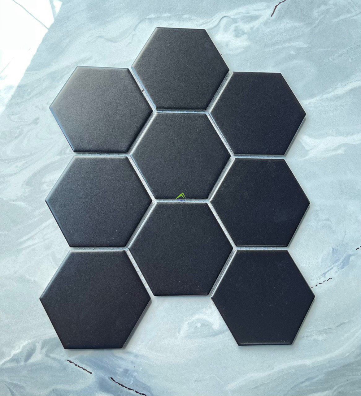 MOSAIC GỐM SỨ LỤC GIÁC  L1P80